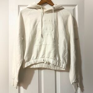 Fila White Hoodie with Embroidered Logo